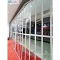 Portes d&#39;accordéon pliant en polycarbonate durable transparent